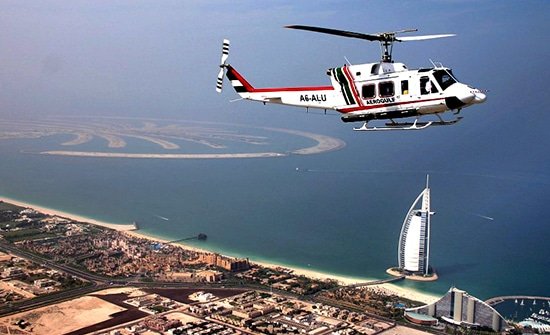 هليكوبتر في دبي